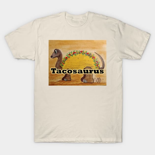 Tacosaurus fun T-Shirt by Matt Starr Fine Art